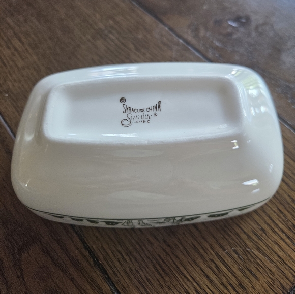 Vtg Syracuse China Squared Oblong Small Bowl "Golfers" Made For The Broadmoor - Picture 6 of 6